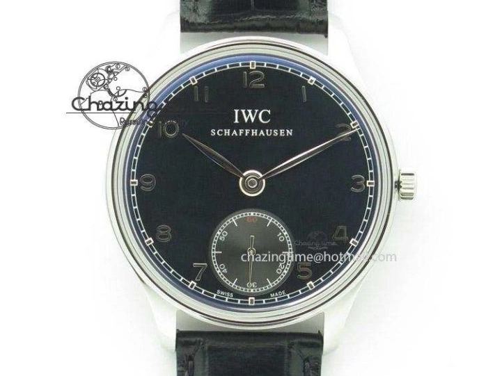 MIROTIME 0118 Portuguese Real PR Real Annual Calendar IW5035 YLF 1:1 Best Edition White Dial On Leather Strap A Refined 7243